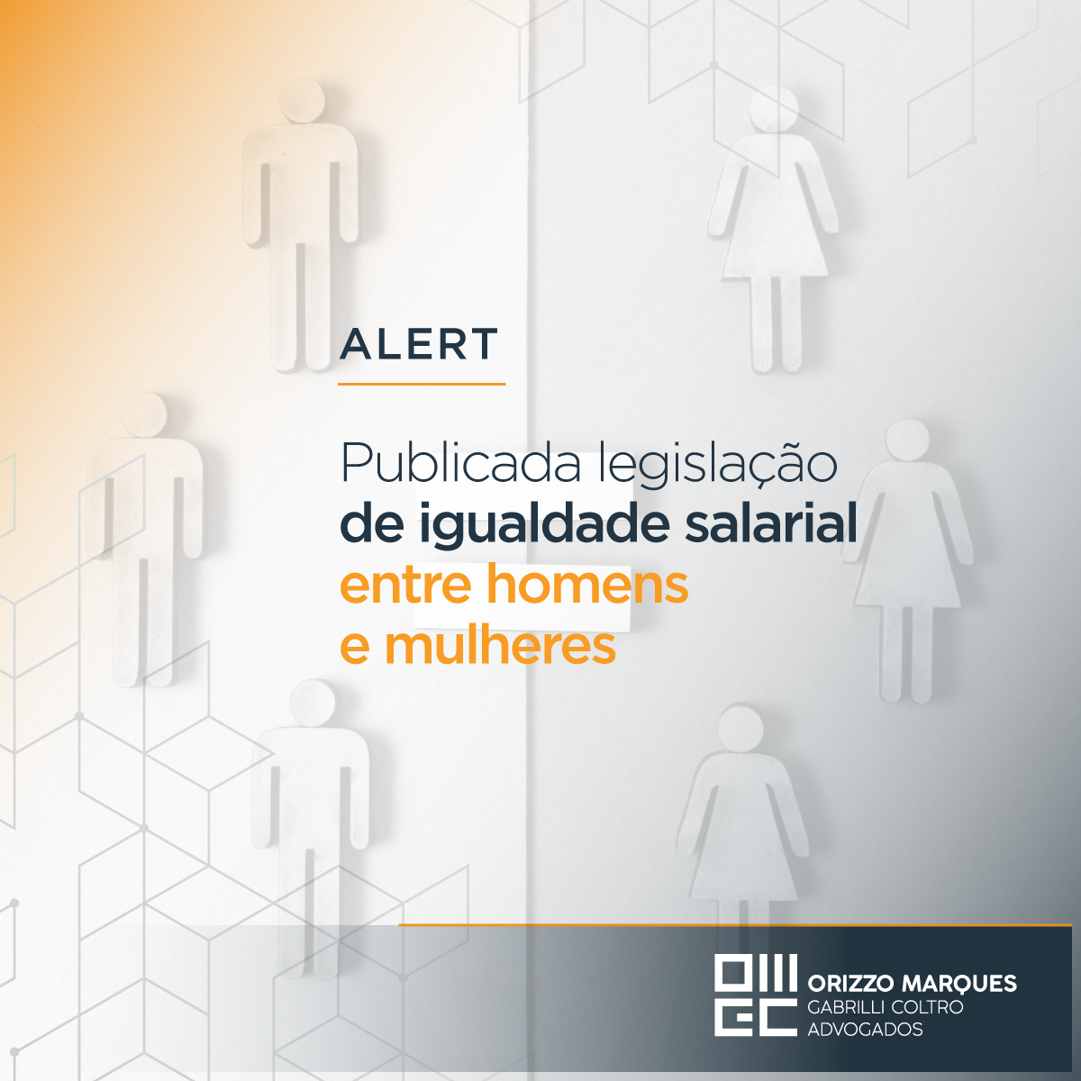 Publicada Legislação De Igualdade Salarial Entre Homens E Mulheres Orizzo Marques Advogados 4186