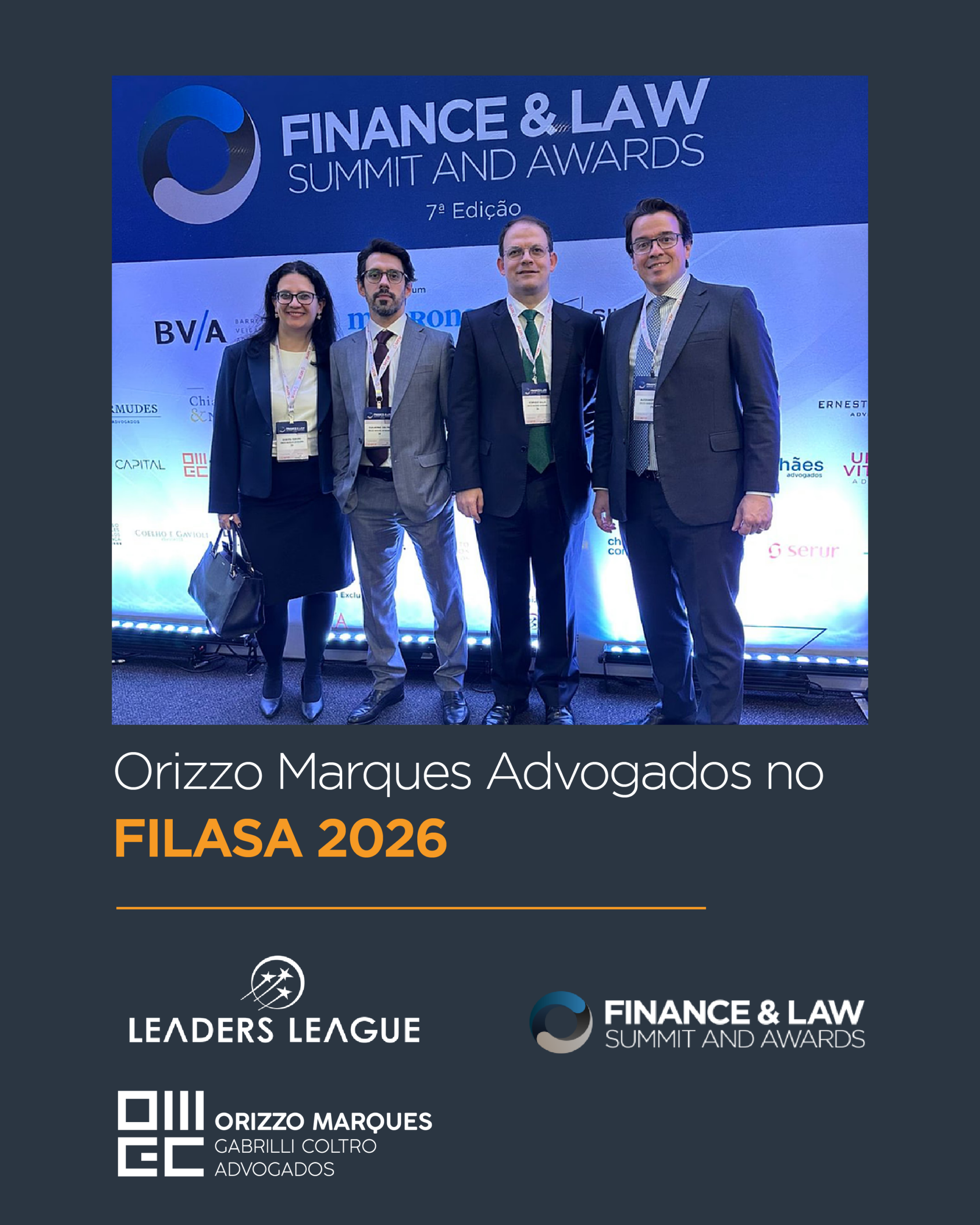 Orizzo Marques Advogados no FILASA 2026