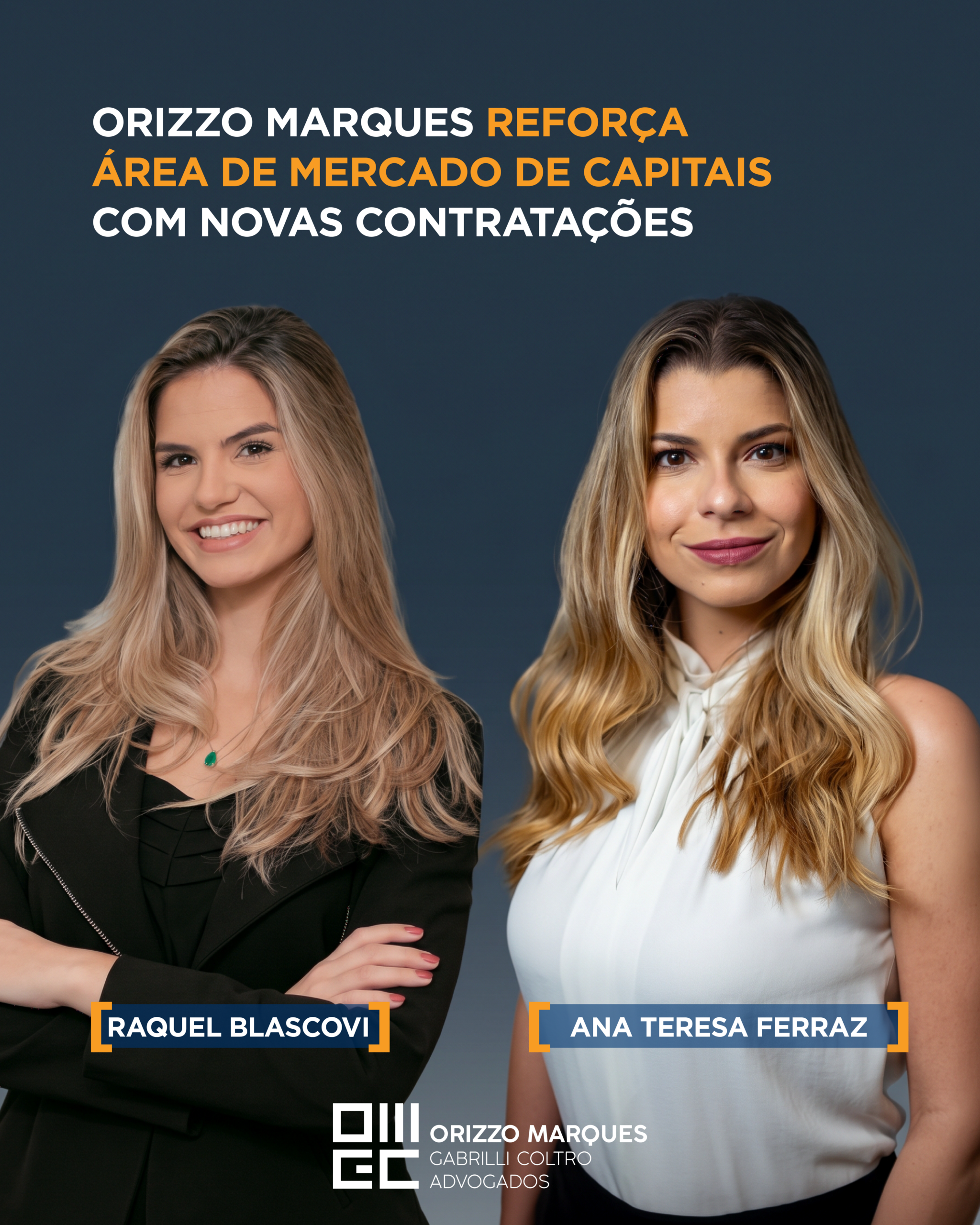 Orizzo Marques reforça área de Mercado de Capitais com novas contratações